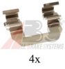 A.B.S. 1693Q Accessory Kit, disc brake pads